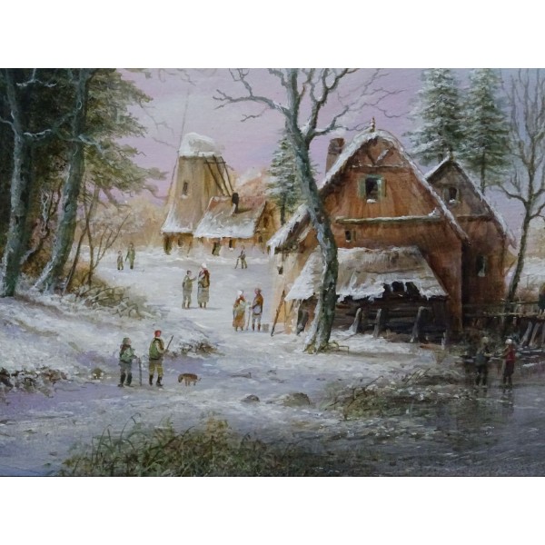 Winterlandschap Thomas Heesakkers.